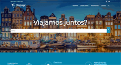 Desktop Screenshot of mercosurviagens.com.br